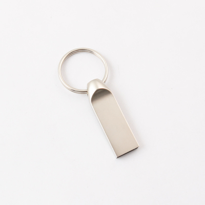 Corpo prateado Matt Metal USB Pen Drive 2.0 64GB 128GB 20MB/S Custom Laser Logotipo