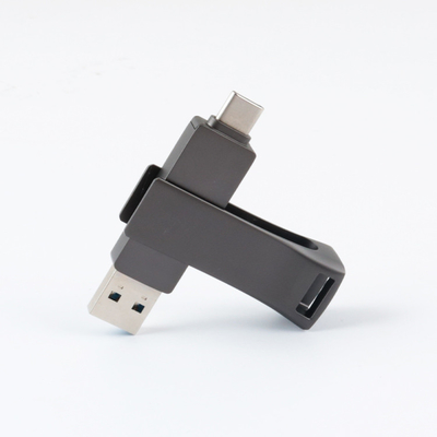 Formas de metal Otg Tipo C Pendrive Usb 3.0 Velocidade rápida compatível com os padrões da UE e dos EUA