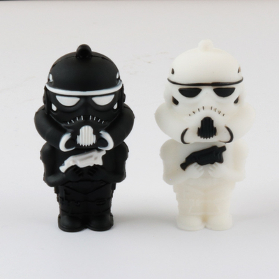 Unidades flash USB personalizadas em forma de desenho animado 3D 2.0 3.0 512 GB 1 TB 2 TB PVC Molde aberto