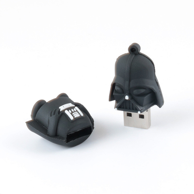 Movimentações instantâneas dadas forma desenhos animados 3D 2,0 de Star Wars USB 3,0 molde aberto do PVC de 512GB 1TB 2TB