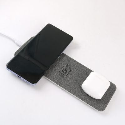 Carregador sem fio para celular Weave Surface Face para fone de ouvido 15 W 20 W