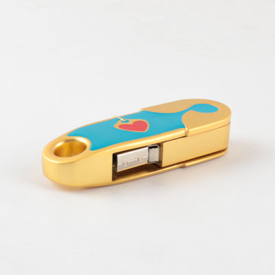 Movimentação instantânea do Usb do LOGOTIPO 3,0 do coração, varas relativas à promoção 100MBS da memória do Usb de 512GB 1TB