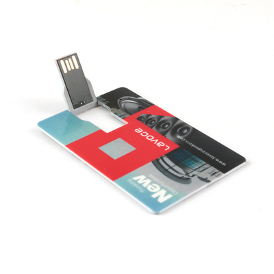 Microplaquetas instantâneas 80MBS do UDP da vara 2,0 da memória do Usb do cartão de crédito de uma rotação de 360 graus