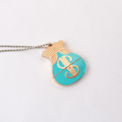 Necklace Crystal Usb Stick 128GB Regalo para Mulher e Crianças Natal e Férias
