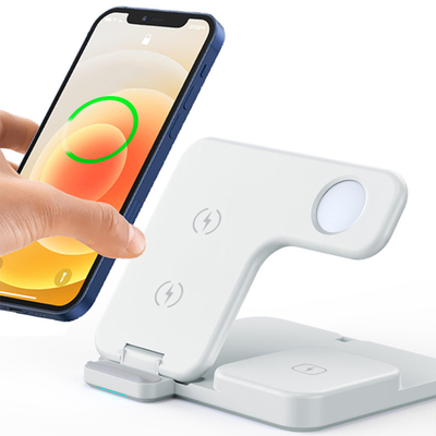 Carregador sem fio rápido portátil 15W Samsung com relógio de fones de ouvido