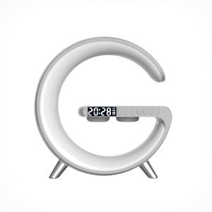 Carregador sem fio multifunção de entrada de 5V/2.1A para dispositivos com QI e luz LED