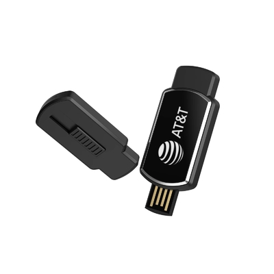 1GB - 512GB Crystal USB Stick Transferência de dados de alta velocidade com luz LED