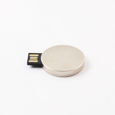 Logotipo Laser Metal USB Memória em prata e cor personalizada