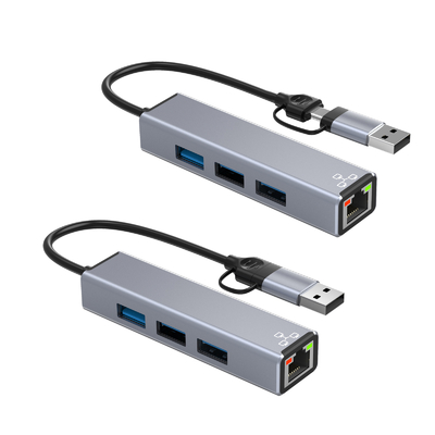Compacto Adaptador USB C Hub Laptop Usb Port Expander Usbc Hub Para Transferência Rápida de Dados
