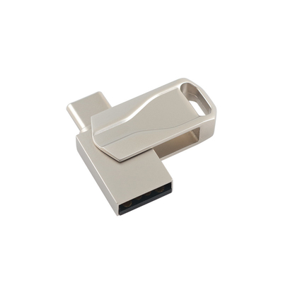 USB 2.0 e disco flash de metal tipo C Impressão ou logotipo a laser para unir e proteger dados