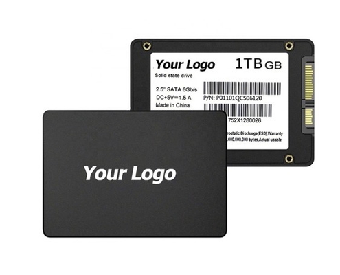 SSD SATA de alta capacidade de 2,5 polegadas 128gb com resistência a vibrações de 10-2000Hz e consumo de energia