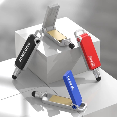 Speed Metal USB Flash Drive com Flash Test Passado H2 ou Beach32 Test Read 15-20MB/s Prata Personalizado Feito