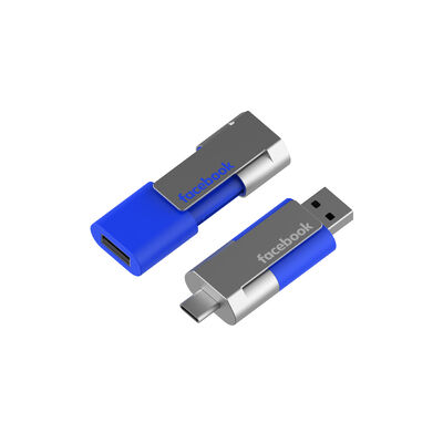 10 ° C a 60 ° C Tipo C e USB juntos Interface de metal plástico construção adequada para integração de dispositivos eletrônicos