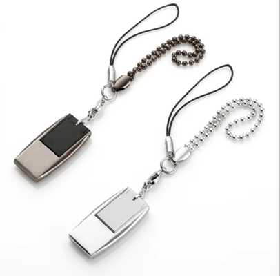 Mini USB Flash Drive com Chain de Chave Pode Laser Logotipo e Imprimir Logotipo por personalizado feito corpo USB Pode fazer prata e cor cinza