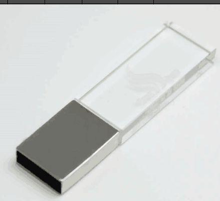 Acrílico USB Stick Oferecendo até 5 Gbps velocidade de transferência de dados Pacote personalizado garante acesso rápido a dados Gravar logotipo na parte acrílica