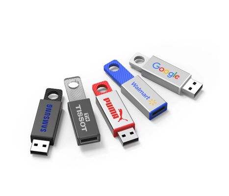 Caixa de metal e unidades flash de vidro temperado de metal que oferecem armazenamento de dados em capacidades de 1GB 2GB 4GB 8GB 16GB 32GB 64GB e 128GB