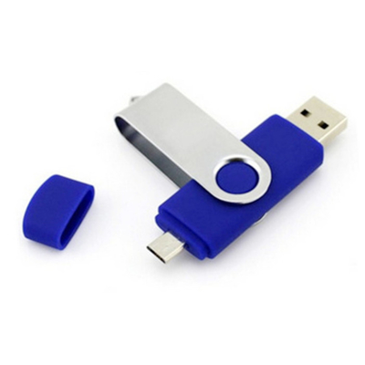 O flash do telefone OTG USB de Android conduz 2,0 3,0 dados transferindo arquivos pela rede 64GB do comprimento de 7cm
