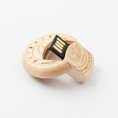 360 logotipo de gravação instantâneo de madeira da movimentação 2,0 de USB da torção de Drgee 15MB/S