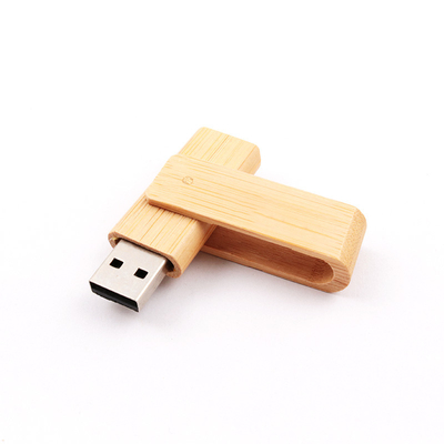 As formas instantâneas de bambu do giro da movimentação de 256GB 512GB 1TB USB torcem 360 a velocidade rápida do grau 3,0
