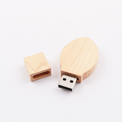 Velocidade de madeira foliforme 100MB-80MB/S do Usb 3,0 que grava Logo Both Side