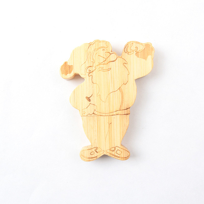 O bambu do bordo personalizou o corte de madeira da vara 128GB do Usb pelo projeto personalizado