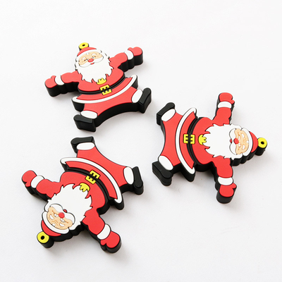 Movimentação instantânea 3,0 de USB do molde aberto do PVC de Santa Claus para o presente do Natal