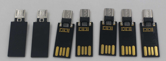 Conector longo 128GB 32GB 2,0 3,0 de Chip Type C da memória Flash do UDP