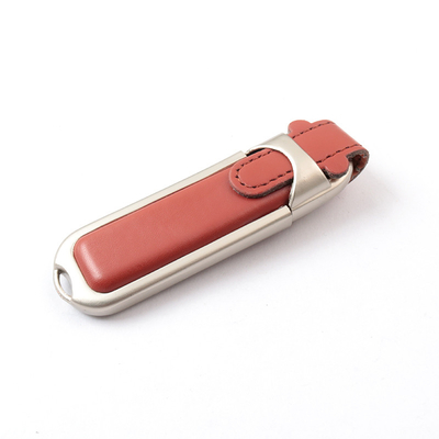 A movimentação instantânea de couro do plutônio USB de 8GB 16GB 32GB jejua a velocidade 80MB/S 2,0 3,0
