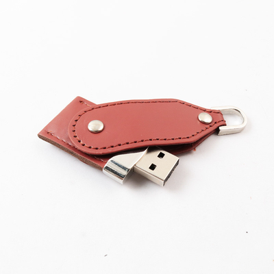 Personalizado fez USB de couro piscam a movimentação 30MB 3,0 256GB 512GB