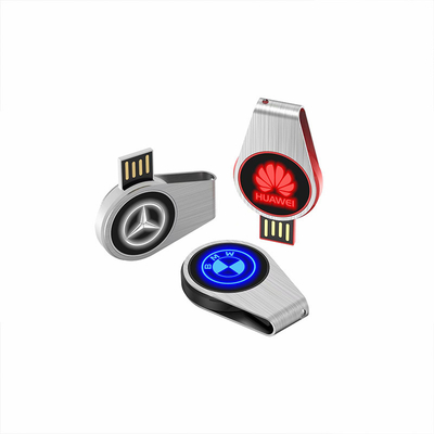 Memória Flash instantânea ROSH do UDP da movimentação 2,0 16GB 32GB da vara de cristal transparente de USB