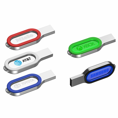A vara de cristal leve conduzida 2,0 da memória Shinny a memória Flash 16GB 32GB do UDP