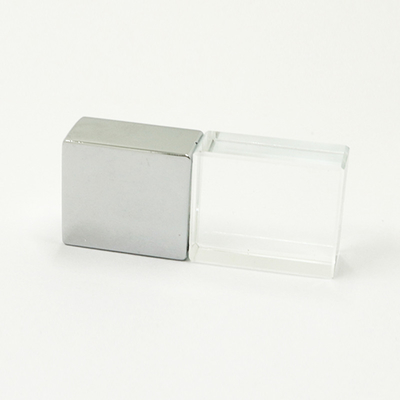 A vara de cristal pequena 2,0 8GB 16GB do ODM USB grava a luz do diodo emissor de luz de Logo With