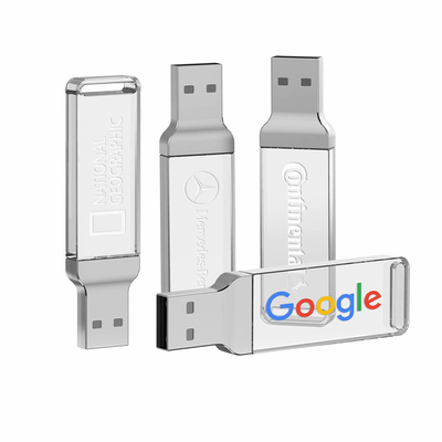Acrílico transparente da vara 2,0 de cristal instantâneos do UDP USB de 8GB 128GB