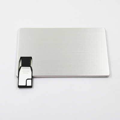 Vara feita sob encomenda 2,0 128GB 256GB de Logo Credit Card Sized Usb da cópia impermeável
