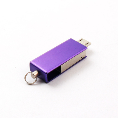 2,0 velocidade rápida do UDP de USB da memória do metal 128GB de OTG Android USB mini