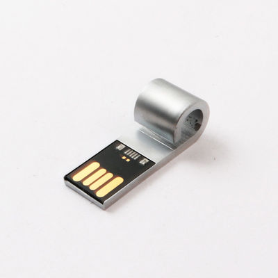Vara instantânea dada forma assobio da memória do laser Logo Silver USB 2,0 da movimentação de USB do metal