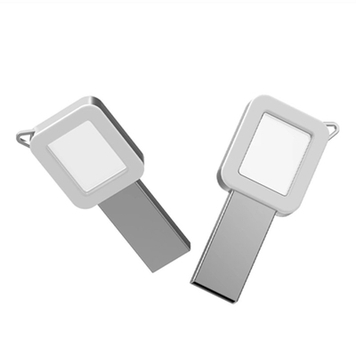 Gravando a luz conduzida completa de Logo Metal Crystal Usb Stick 2,0 Shinny
