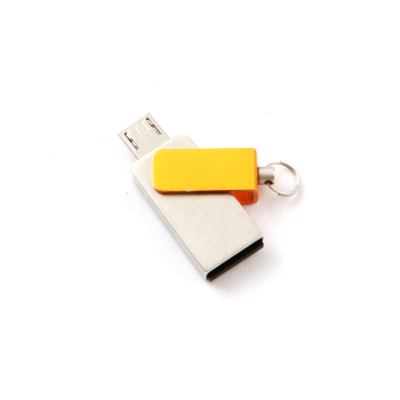 Porto do UDP da velocidade rápida 16GB do metal 2,0 da vara de Android micro OTG USB