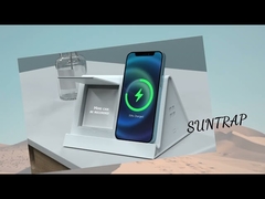 Odm Multifunctional Wireless Charger 3 In 1 With Electric Aroma Humidifier 250ml